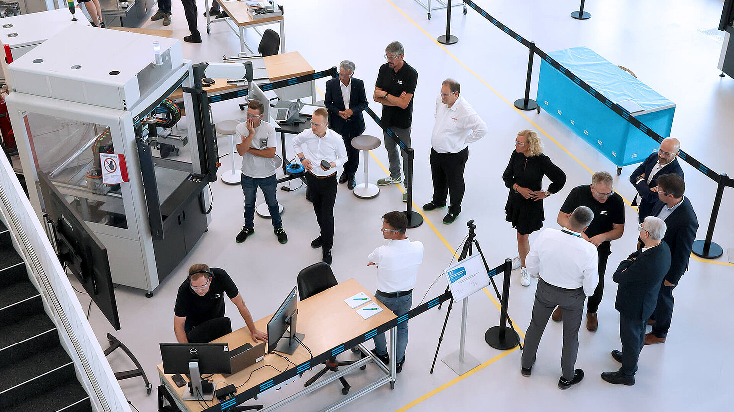 Live-Vorführung | Dosierversuch im Innovation Center